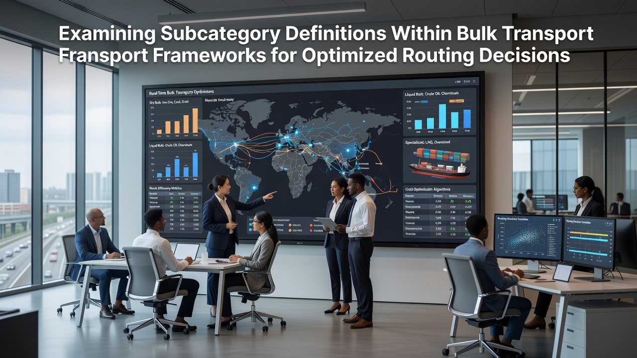 Examining Subcategory Definitions Within Bulk Transport Frameworks for Optimized Routing Decisions